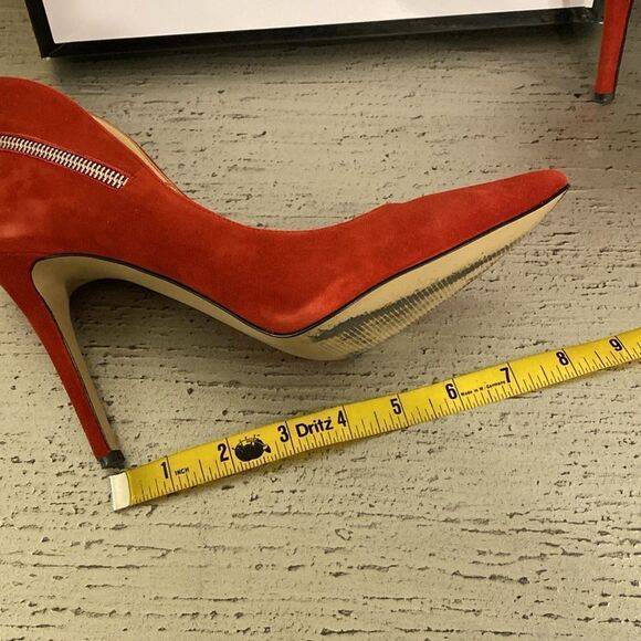 ❤️Nine West Felycia Red Genuine Suede Pumps - Picture 10 of 11